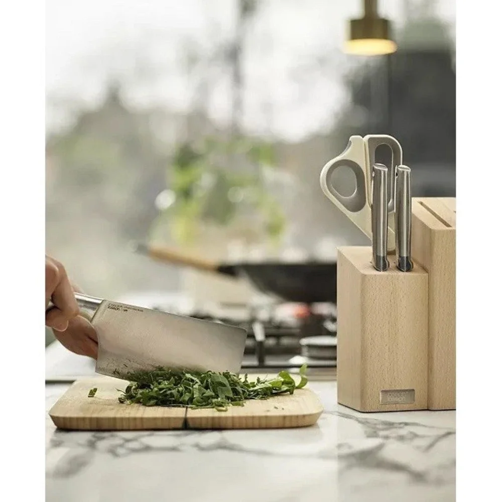 Joseph Joseph Elevate Fusion 5 Piece Knife Set Cleaver And Scissors Set